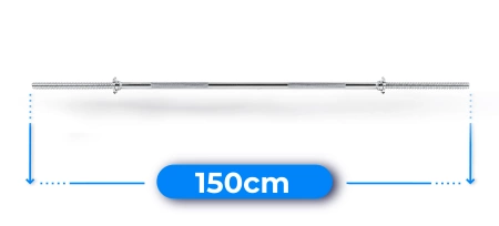 Menetes egyenes súlyzórúd 150 cm 30 mm THUNDER