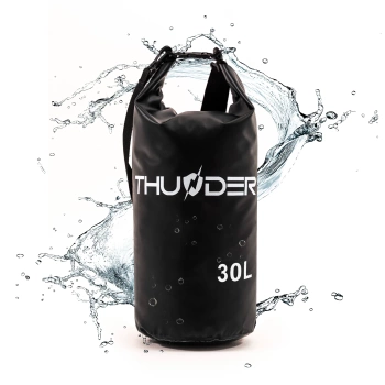 30 literes vízálló zsák fekete THUNDER