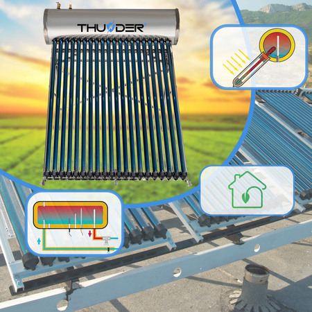 THUNDER 200 L nyomás alatti kollektor tartállyal