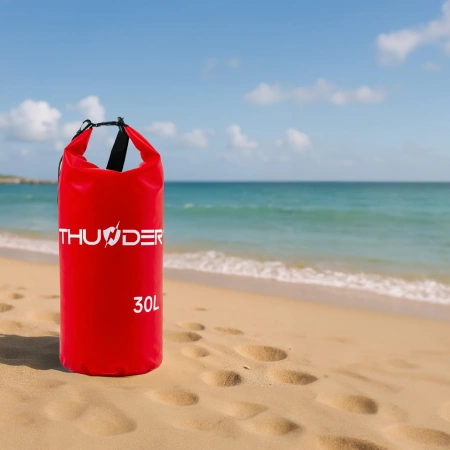30 literes vízálló zsák piros THUNDER