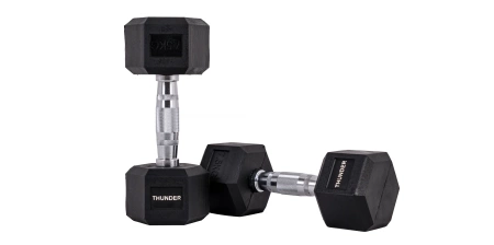 Hatszögletű kézisúlyzó 7,5 kg THUNDER