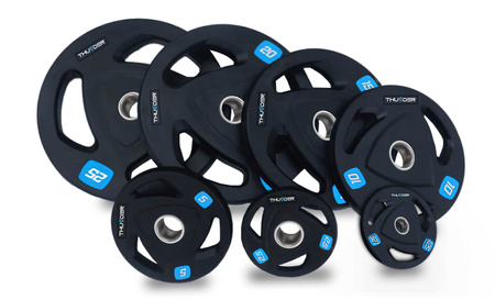 Olimpiai súlykészlet THUNDER 2x20 kg