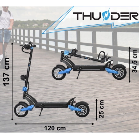 THUNDER ZEST 1600W 52V 14Ah elektromos roller