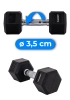 Hatszögletű kézisúlyzó 7,5 kg THUNDER