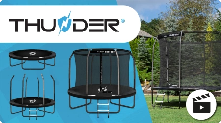 THUNDER INSIDE ELITE 8FT (244 cm) BLACK trambulin