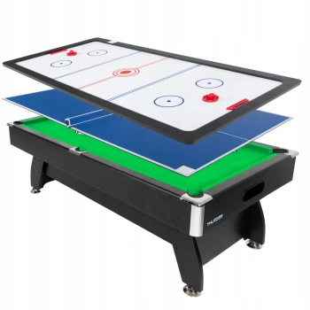 THUNDER biliárdasztal cintányérral/pingpong borítással 8FT - BOLD-FEKETE