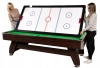 THUNDER biliárdasztal cintányérral/pingpong borítással 9FT - BOLD-BROWN
