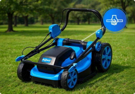 Hexwelt HW-KA-40 40cm 40V 8Ah akkumulátoros fűnyíró