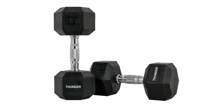 Hatszögletű kézisúlyzó 12,5 kg THUNDER