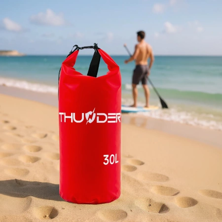 30 literes vízálló zsák piros THUNDER