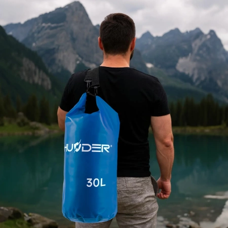 30 literes vízálló zsák kék THUNDER