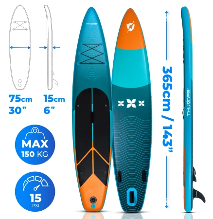 SUP deszka 365cm THUNDER STORME