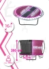 THUNDER INSIDE ULTRA 16FT (488 cm) PINK trambulin