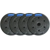 THUNDER bitumen súlyzótárcsa készlet 4x10 kg