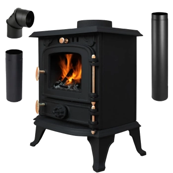 Öntöttvas fatüzelésű kályha DIANA 4,5 kW