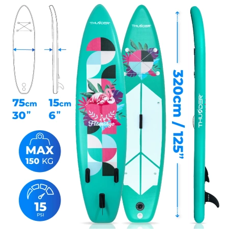 SUP deszka 320cm THUNDER FLAMI