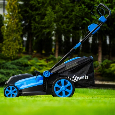 Hexwelt HW-KA-40 40cm 40V 8Ah akkumulátoros fűnyíró