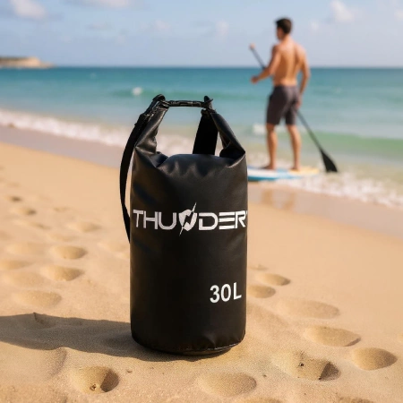 30 literes vízálló zsák fekete THUNDER