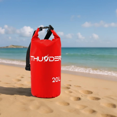 20 literes vízálló zsák piros THUNDER