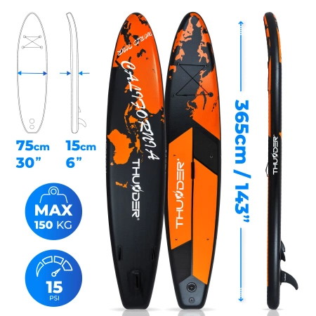 SUP deszka 365cm THUNDER EARTH