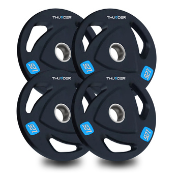 Olimpiai súlykészlet THUNDER 4x1,25 kg