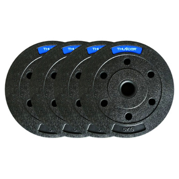 THUNDER bitumen súlyzótárcsa készlet 4x5 kg