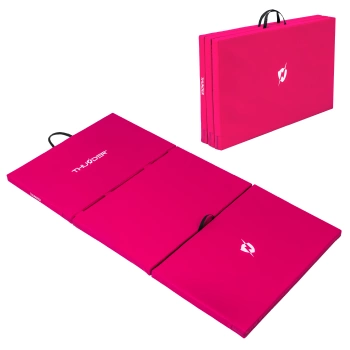 Rózsaszín tornaszőnyeg 197x100x5 THUNDER