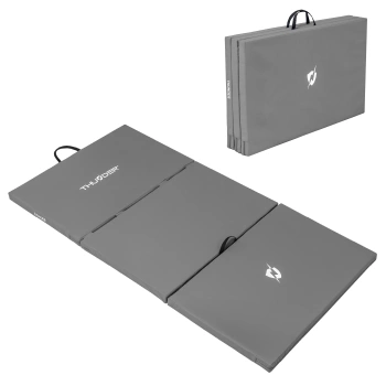 Szürke tornaszőnyeg 197x100x5 THUNDER